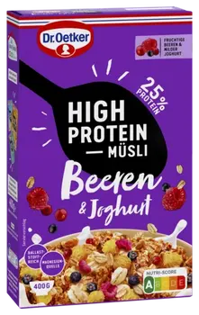 Dr. Oetker Proteinski muesli jagodičevje in jogurt