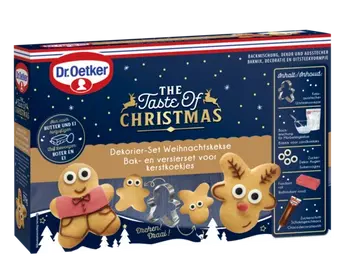Dr. Oetker Set za izdelavo in okrasitev božičnih piškotov