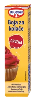 Dr. Oetker Barva za kolače rdeča 10g
