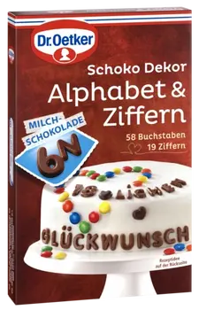 Dr. Oetker Čokoladna abeceda in številke