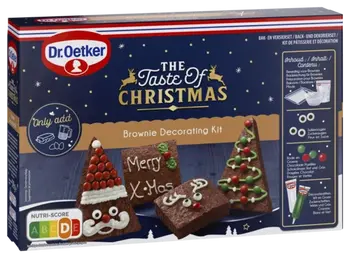 Dr. Oetker Taste of Christmas Set za okrasitev piškotov Brownie