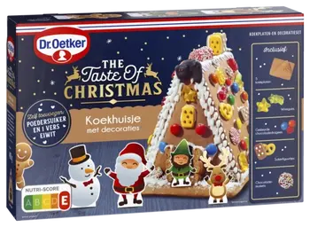 Dr. Oetker Božična sladka hiška z okraski