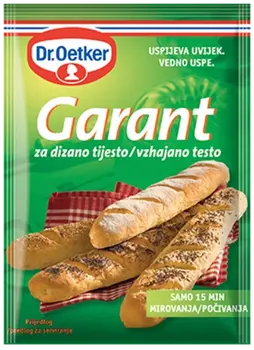 Dr. Oetker Garant za vzhajano testo