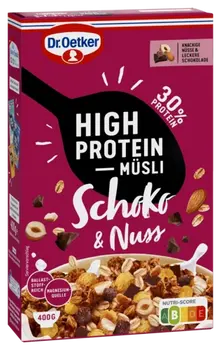 Dr. Oetker Proteinski muesli temna čok. in oreščki