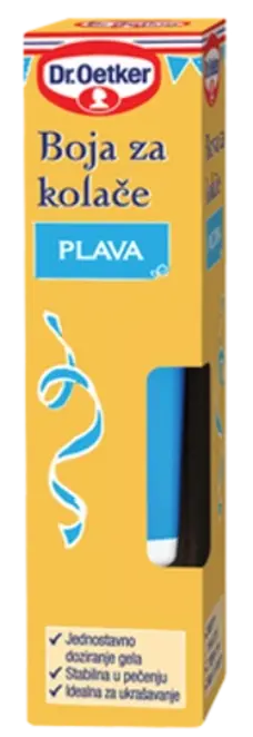 Dr. Oetker Barva za kolače modra 10g