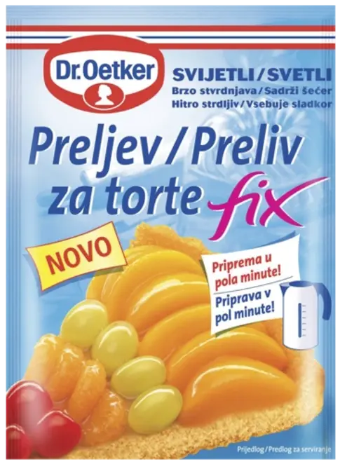 Dr. Oetker Preliv za torte Fix – svetli