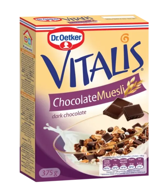 Dr. Oetker Vitalis muesli s temno čokolado