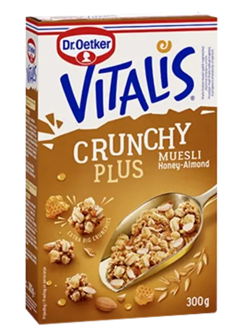 Dr. Oetker Vitalis Crunchy Plus Med - Mandelj