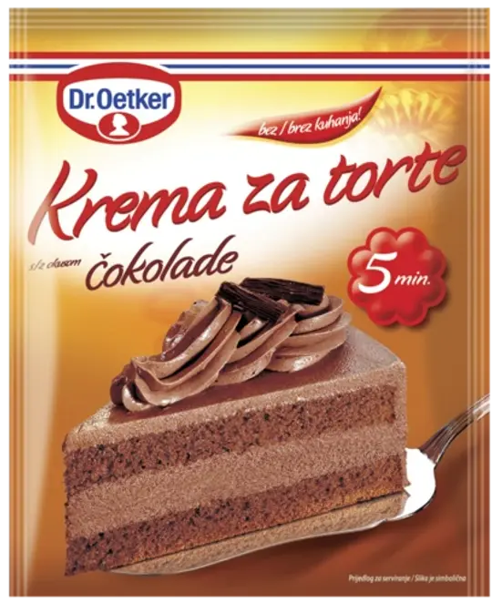 Dr. Oetker Krema za torte s smetano čokolada