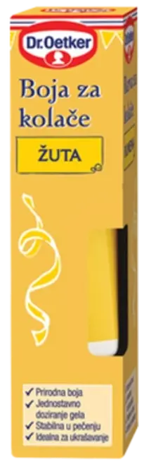 Dr. Oetker Barva za kolače - rumena
