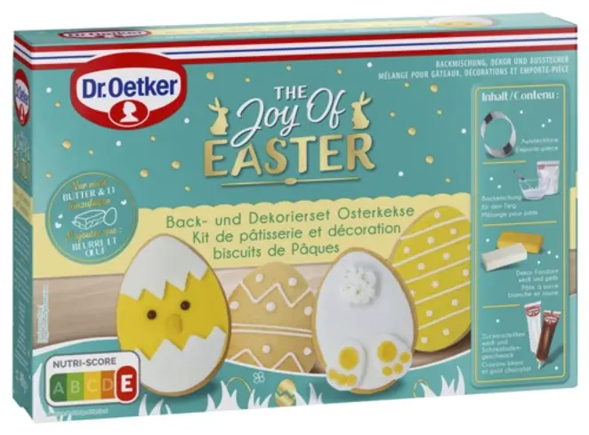Dr. Oetker Joy of Easter, komplet za izdelavo velikonočnih piškotov