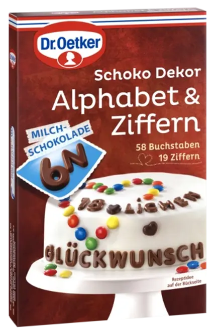 Dr. Oetker Čokoladna abeceda in številke
