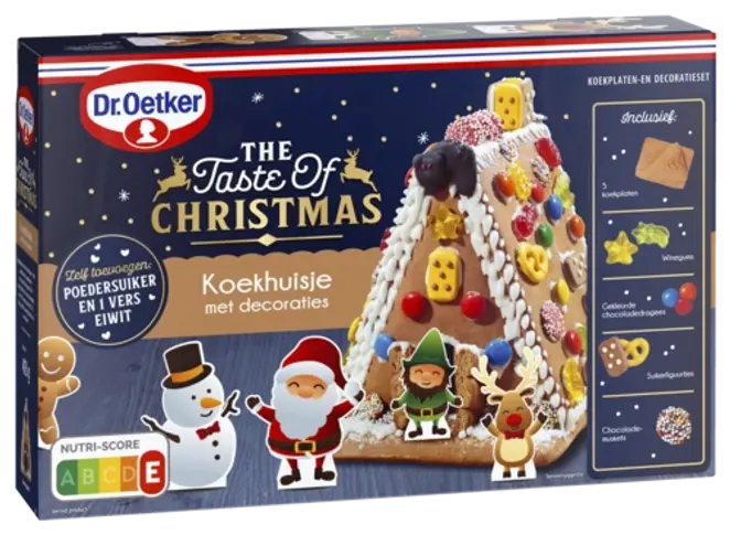 Dr. Oetker Božična sladka hiška z okraski