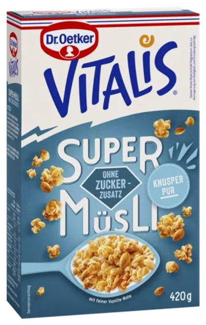 Dr. Oetker Vitalis SuperMüsli brez dodanega sladkorja