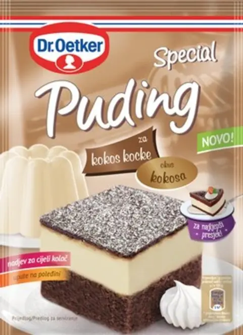 Dr. Oetker Special puding za kokosove kocke
