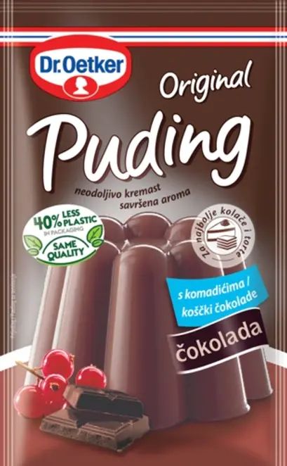 Dr. Oetker Original puding s koščki čokolade