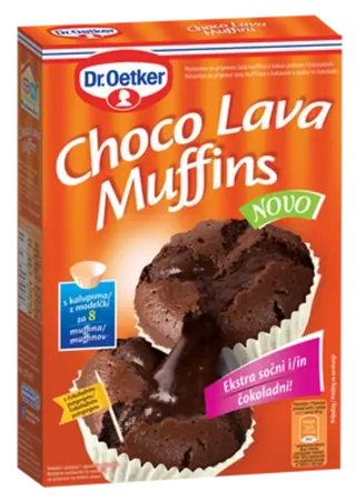 Dr. Oetker choco lava muffin
