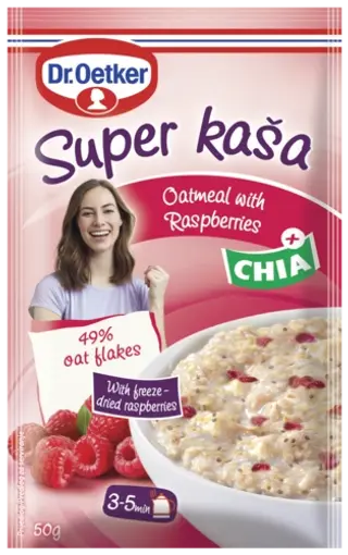 Super kaša z malino in chia semeni 50g