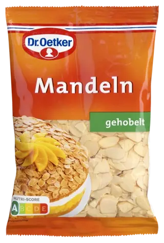 Dr. Oetker mandlji nastrgani v lističe