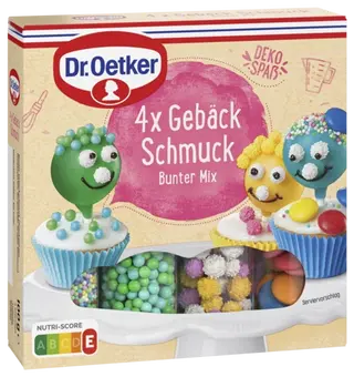 Dr. Oetker 4 okraski za pecivo 100g