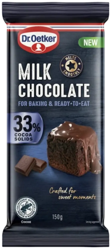 Dr. Oetker mlečne čokolade za kuhanje
