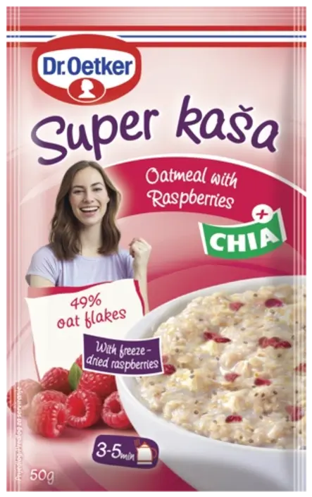 Super kaša z malino in chia semeni 50g
