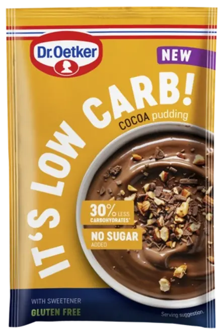 Dr. Oetker It’s Low Carb! Puding s kakavom