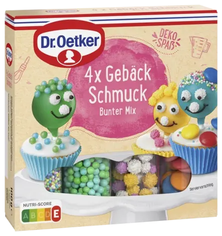 Dr. Oetker 4 okraski za pecivo 100g