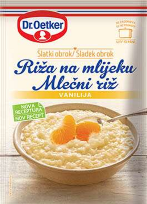 Dr. Oetker Mlečni riž – vanilija