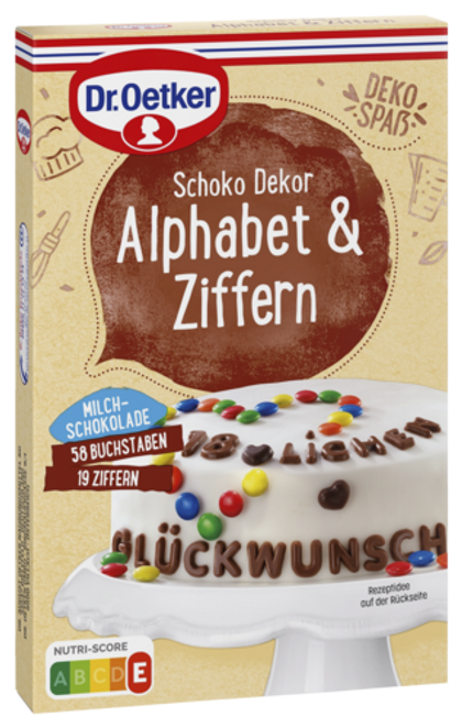 Dr. Oetker Čokoladna abeceda in številke