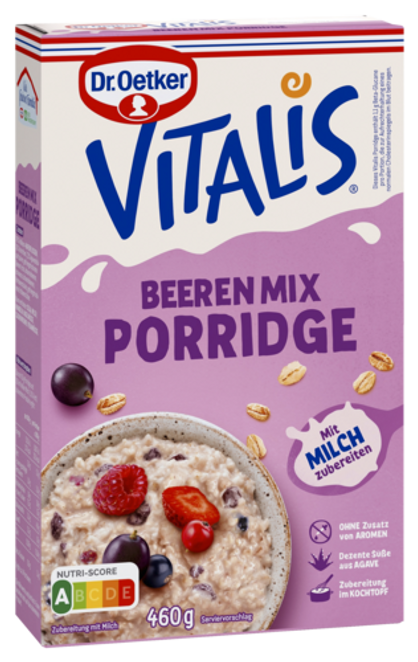 Dr. Oetker Vitalis ovsena kaša z gozdnimi sadeži