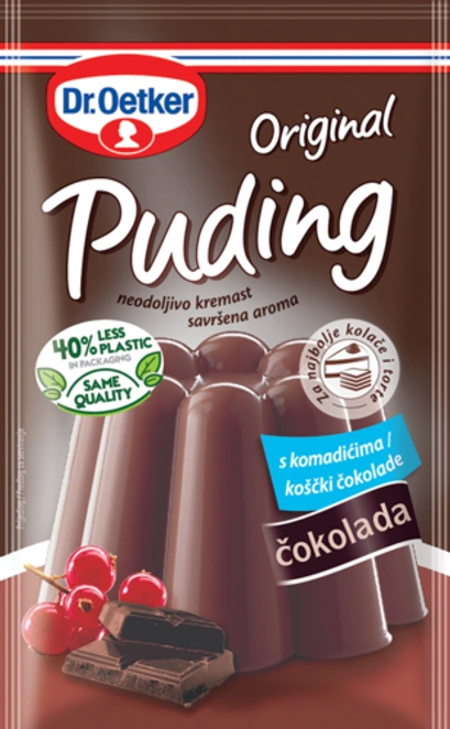 Dr. Oetker Original puding s koščki čokolade