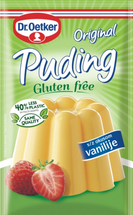 Gluten Free Puding z okusom vanilije
