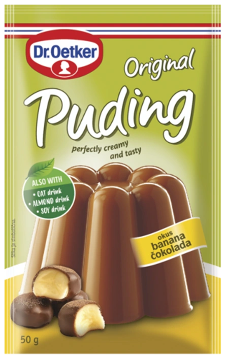 Dr. Oetker Original pudinga čokolada banana