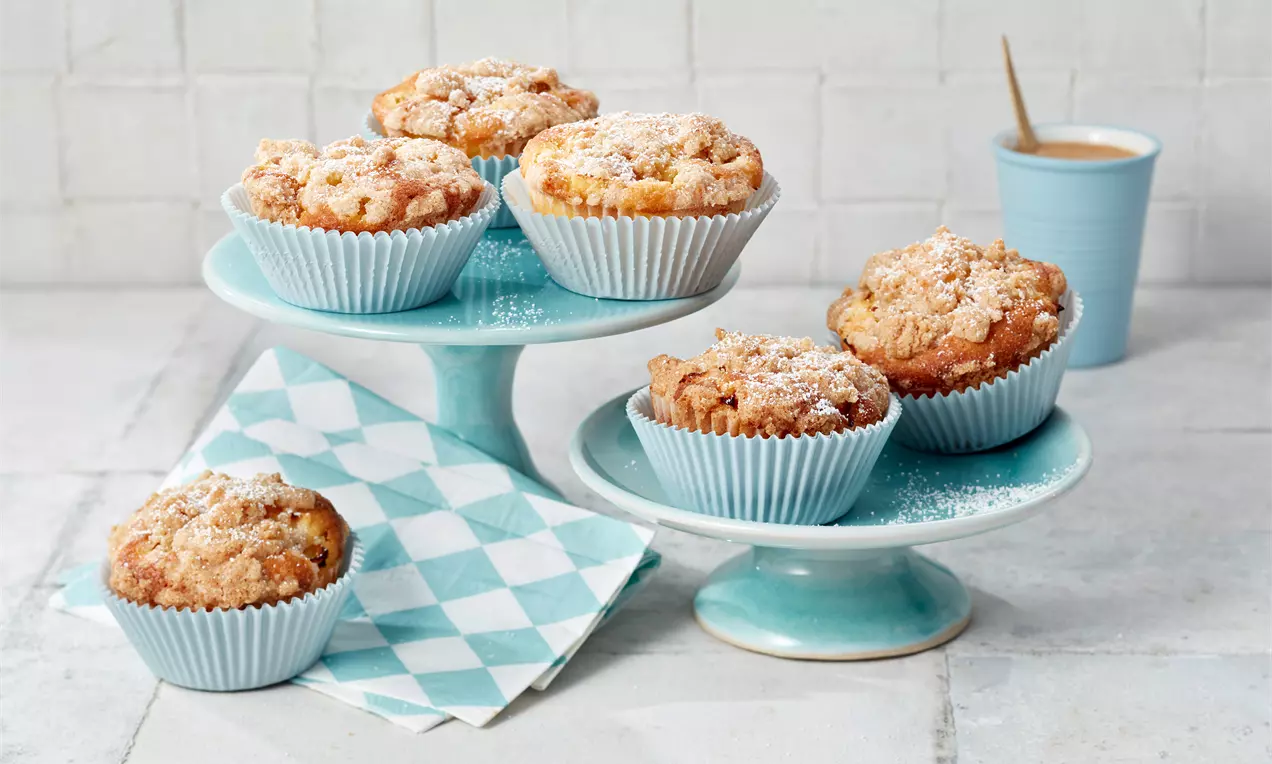 Veganski muffin z jabolki