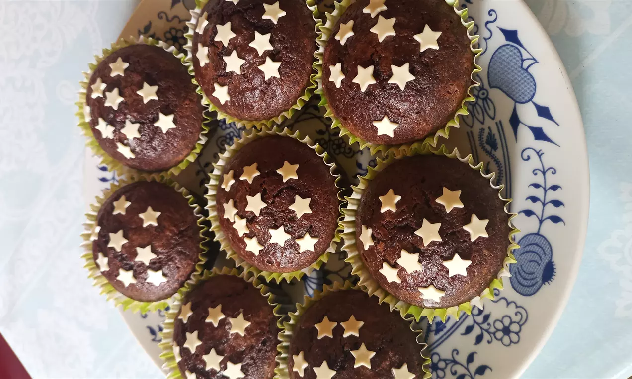 KVAŠENI ČOKOLADNI MAFINI